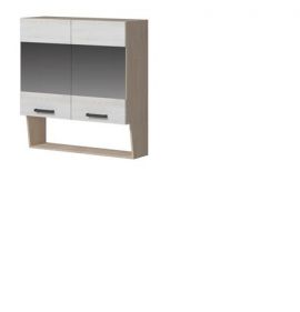 Шкаф навесной 800 стекло и ниша (КГ Алиса Loft) | подробнее Шкаф навесной 800 стекло и ниша (КГ Алиса Loft) | фото